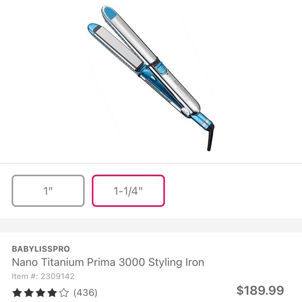BabylissPro flat iron